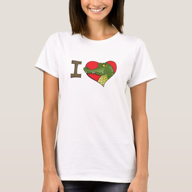 Mig hjärtacrocs t-shirt (Framsida)