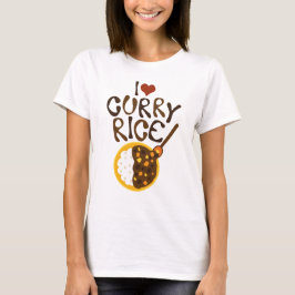 Mig hjärtacurryris (カレーライス) t-shirt