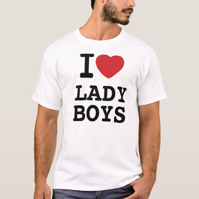 Mig hjärtaDAMPOJKAR T-shirt (Framsida)