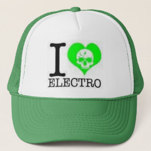 mig hjärtaelectrohatt truckerkeps