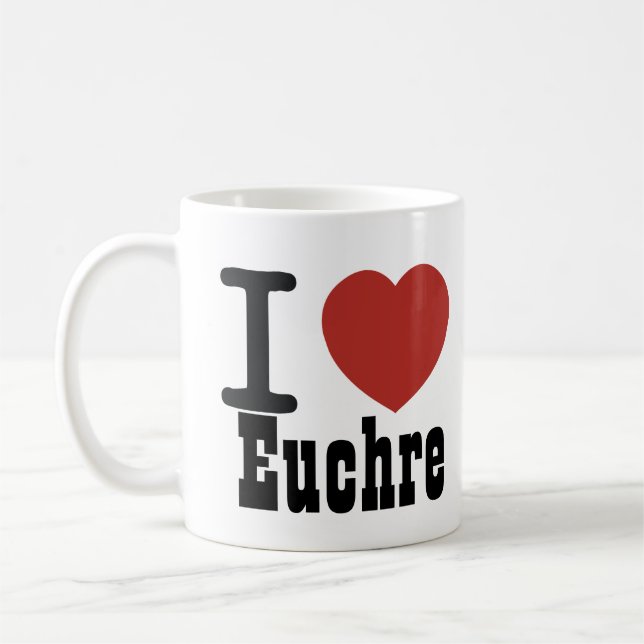 Mig hjärtaEuchre Kaffemugg (Vänster)