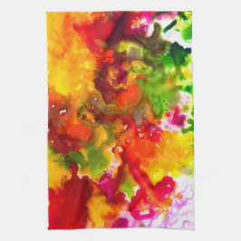 Mig hjärtafärg kökshandduk