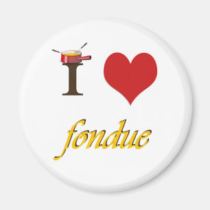 Mig hjärtafondue magnet