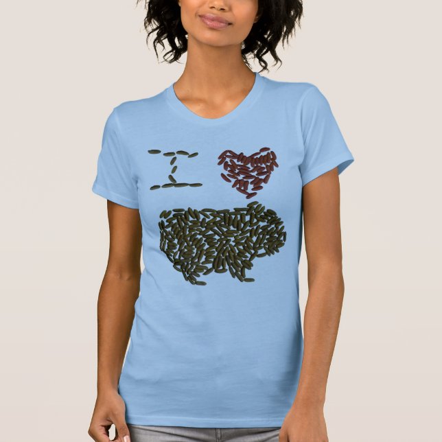 Mig hjärtaförsökskanin t shirt (Framsida)
