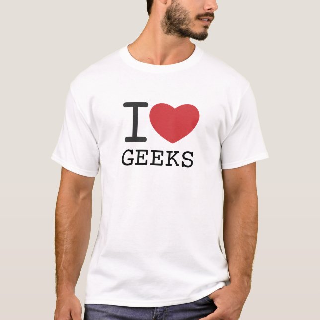 MIG HJÄRTAGEEKSanpassade T Shirt (Framsida)