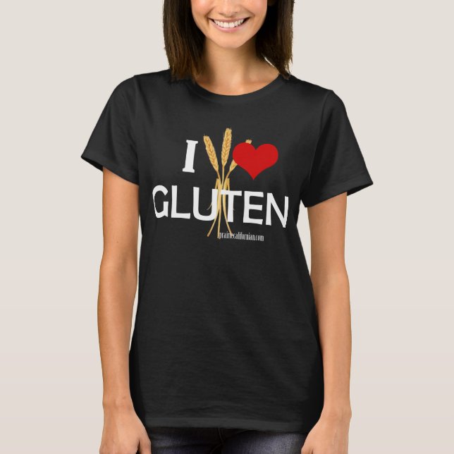 Mig hjärtaGluten T-shirt (Framsida)