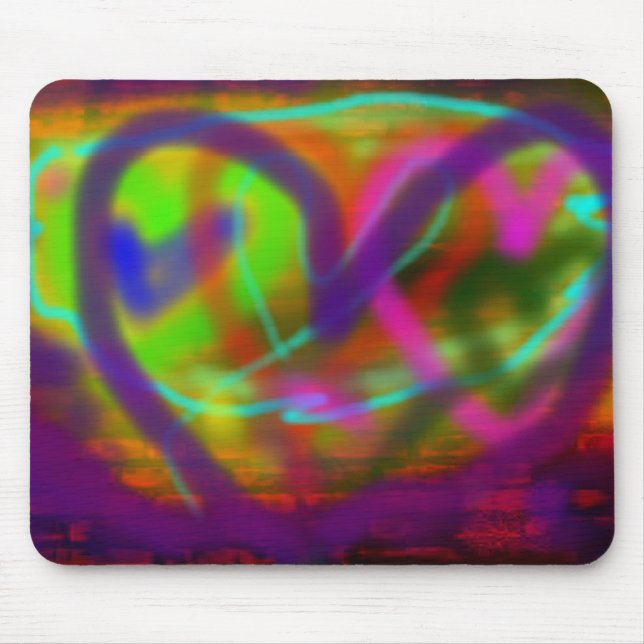 Mig hjärtagrafitti musmatta (Framsidan)