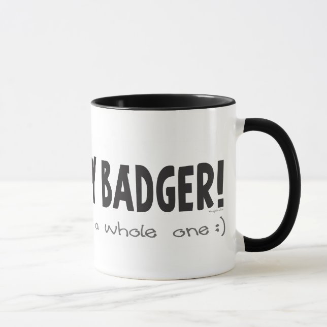 Mig hjärtahoney badger mugg (Höger)