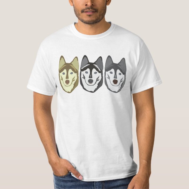 Mig hjärtaHuskies! T-shirt (Framsida)