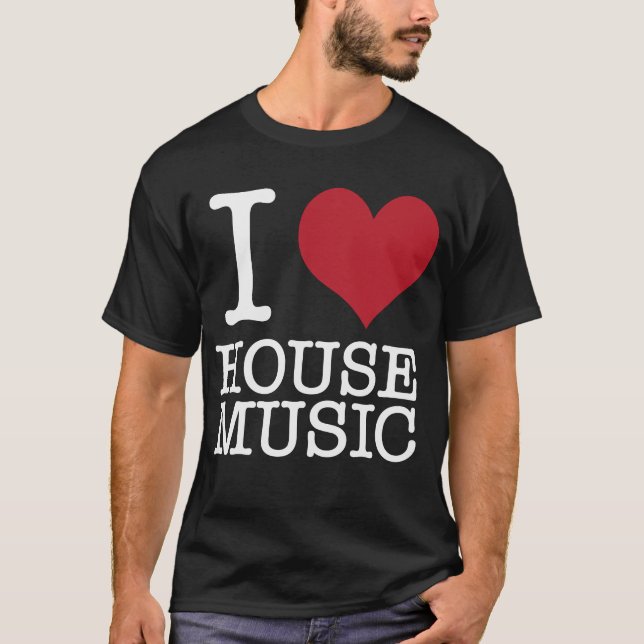 Mig hjärtahusmusik t-shirt (Framsida)