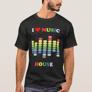 Mig hjärtahusmusik tee shirt