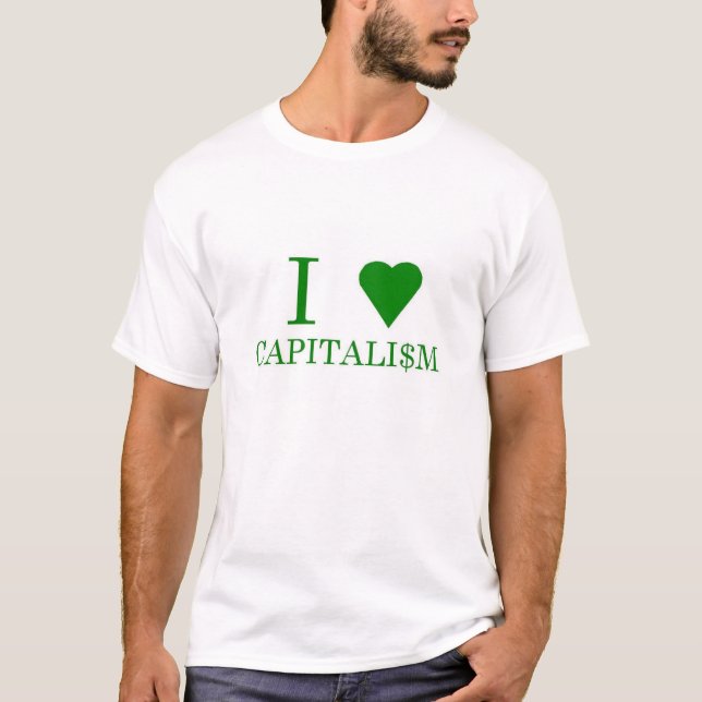 Mig hjärtakapitalism t-shirt (Framsida)