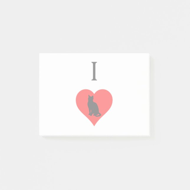 Mig hjärtakatter post-it block (Framsida)