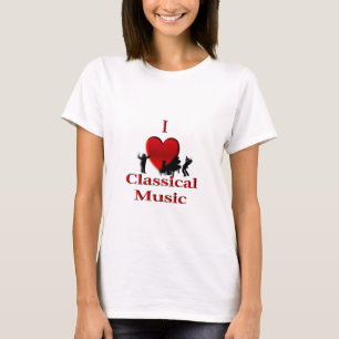 Mig hjärtaklassisk musik t-shirt