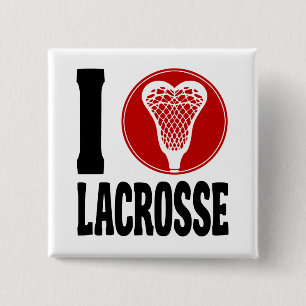 Mig hjärtaLacrosse Knapp