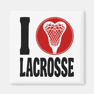 Mig hjärtaLacrosse Magnet