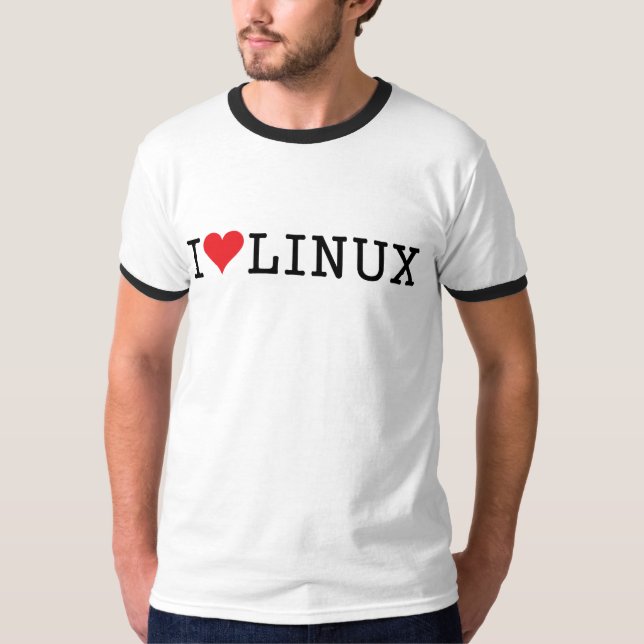 Mig hjärtaLinux 2 Tee (Framsida)