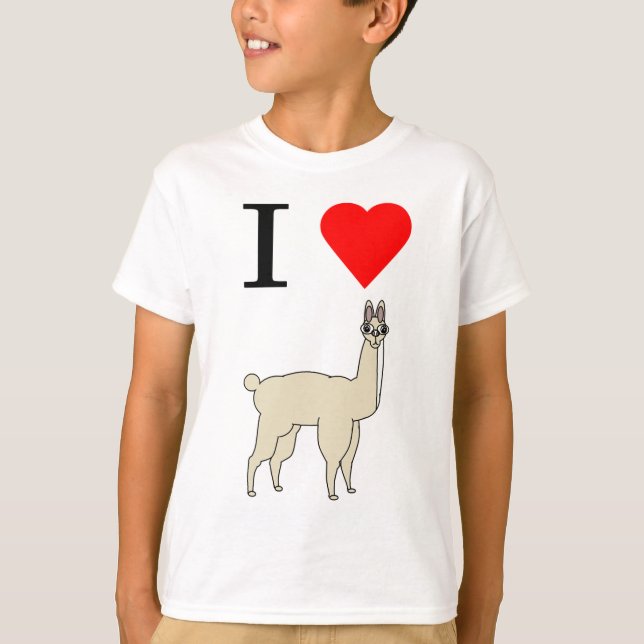 mig hjärtallama t shirt (Framsida)