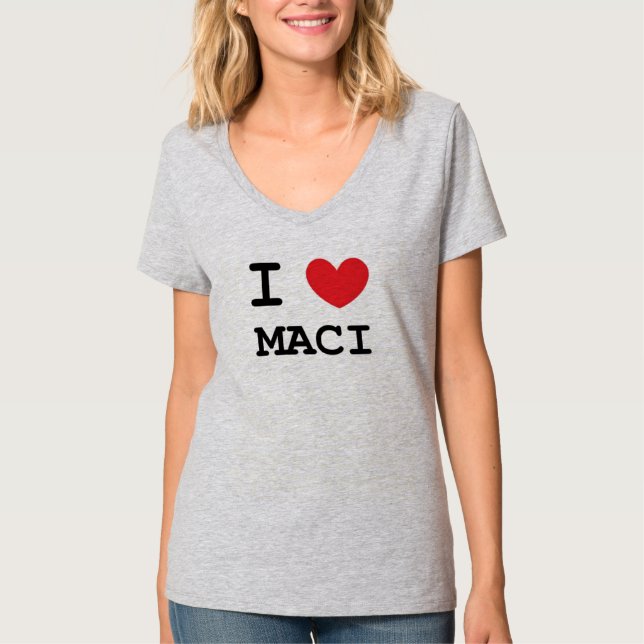 Mig hjärtaMaci utslagsplats T-shirt (Framsida)