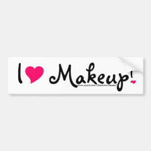 Mig hjärtamakeup! bildekal