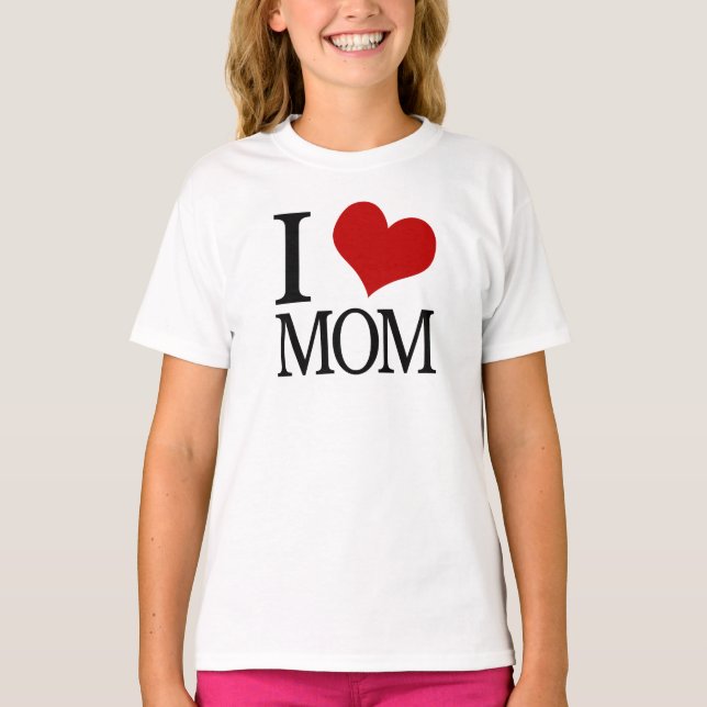 Mig hjärtamamma (jag älskar mamman), t-shirt (Framsida)