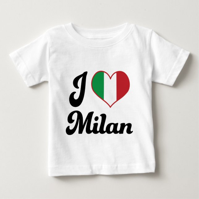 Mig hjärtaMilan italien (kärlek) Tee (Framsida)