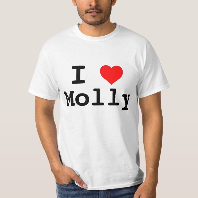 Mig hjärtamolly t-shirt (Framsida)