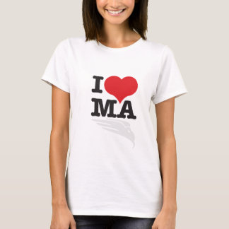 Mig hjärtaMORSOR (jag älskar Moto-Ängel T-shirt