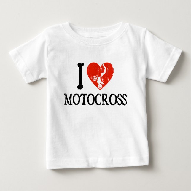 Mig hjärtaMotocross T Shirt (Framsida)