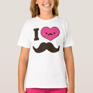 Mig hjärtaMoustaches T-shirt