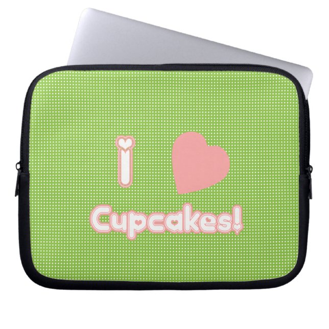 Mig hjärtamuffins! Laptop sleeve (Framsidan)