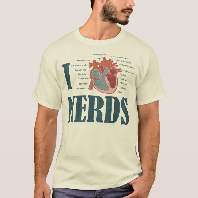 Mig hjärtaNERDS T Shirt (Framsida)
