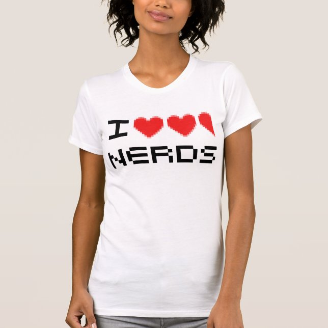 Mig hjärtaNerds Tee Shirt (Framsida)