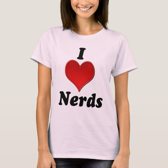 Mig hjärtaNerdsskjorta Tee Shirt (Framsida)