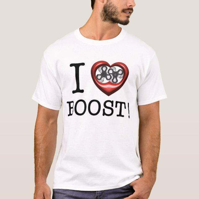 Mig hjärtaökning - Supercharger Tee (Framsida)