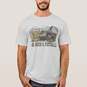Mig hjärtaöl och fotboll t shirt