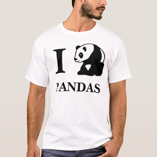 Mig hjärtaPandas Tee (Framsida)