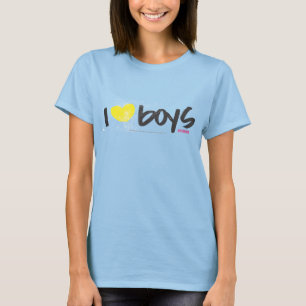 Mig hjärtapojkegult t-shirt