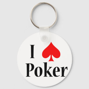 Mig hjärtapoker nyckelring