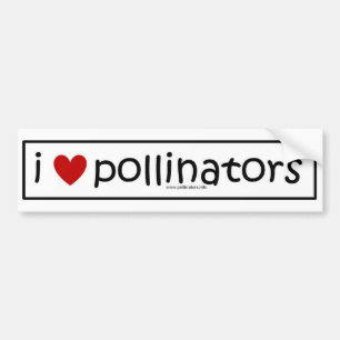 mig hjärtapollinatorsbildekal bildekal