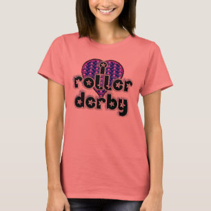 Mig hjärtarulle derby tee shirt