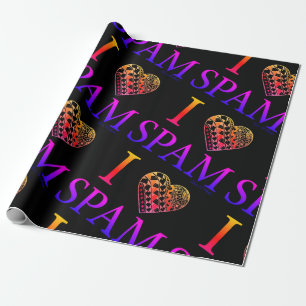 Mig hjärtaSPAM svart Ombre II Presentpapper