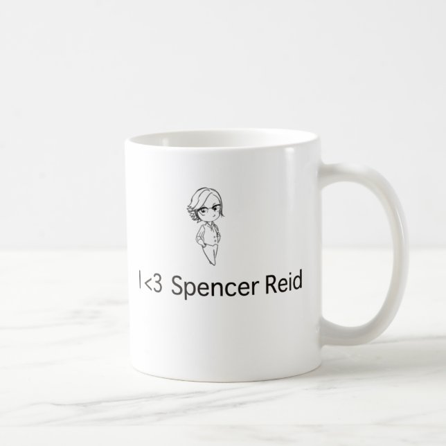 Mig hjärtaSpencerReid mugg (Höger)