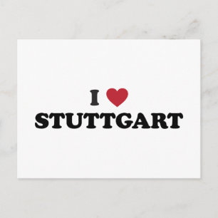 Mig hjärtaStuttgart Tyskland Vykort