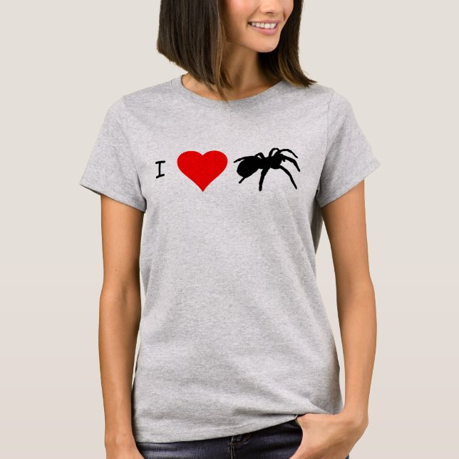 Mig hjärtatarantelT-tröja (tända stålsätter), T-shirt (Framsida)