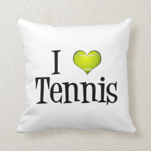 Mig hjärtatennis kudde