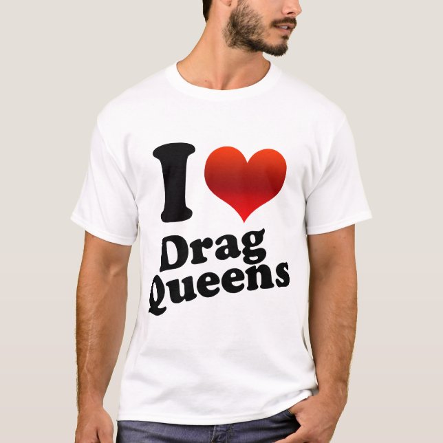 Mig hjärtatransvestit tee shirt (Framsida)