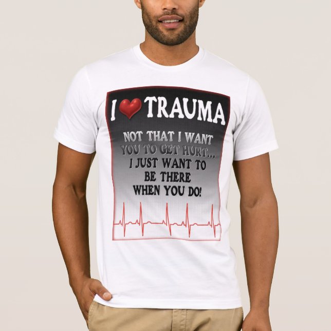 Mig hjärtatrauma t-shirt (Framsida)