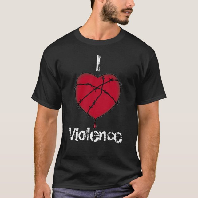 mig hjärtavåld tee shirt (Framsida)
