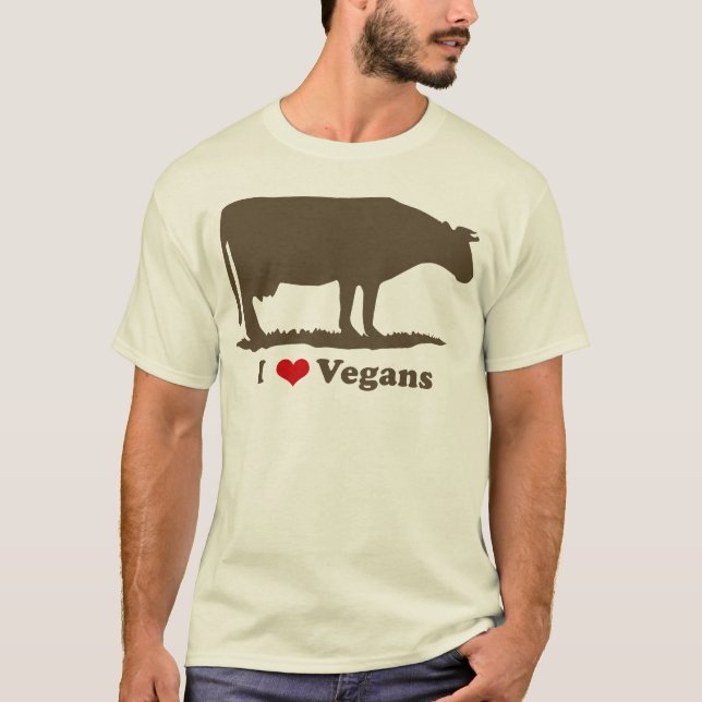 Mig hjärtaVegans T Shirt (Framsida)